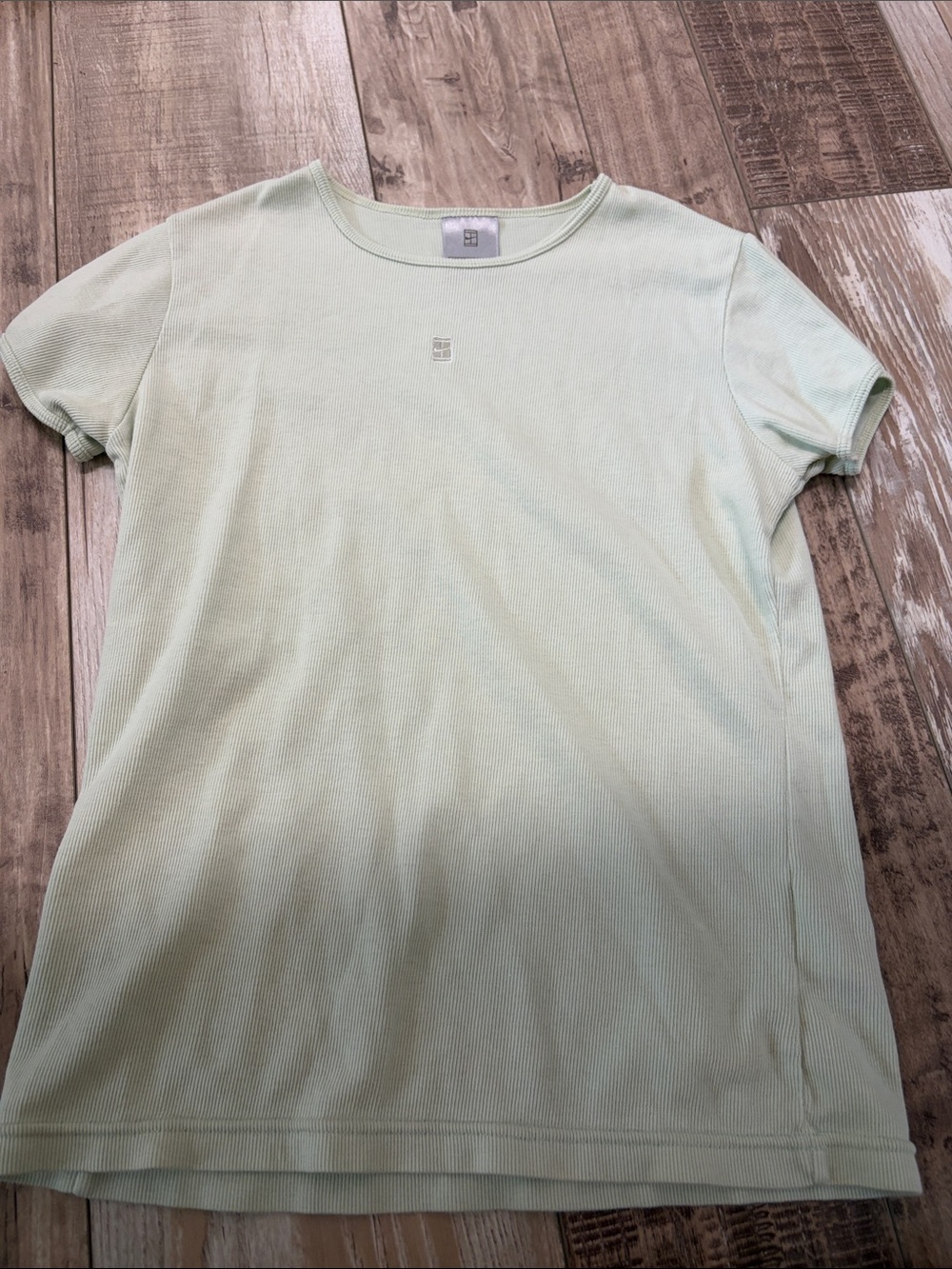 Nike Light Mint Green Short Sleeve Ribbed Tee